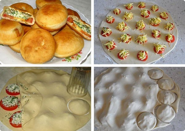 Пирожки быстрого приготовления «Бомбочки»