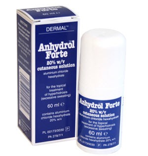Anhydrol Forte - против повышенной потливости под мышкой