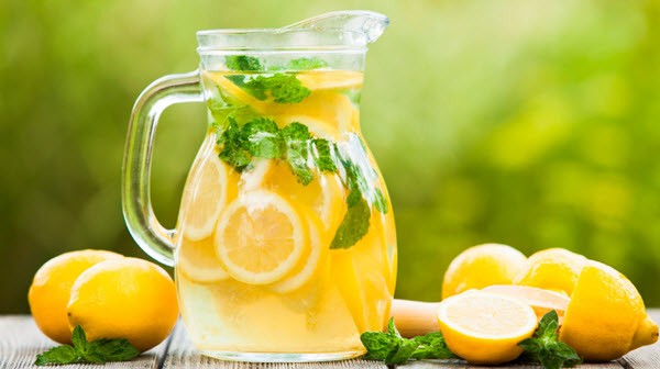 лимонную воду