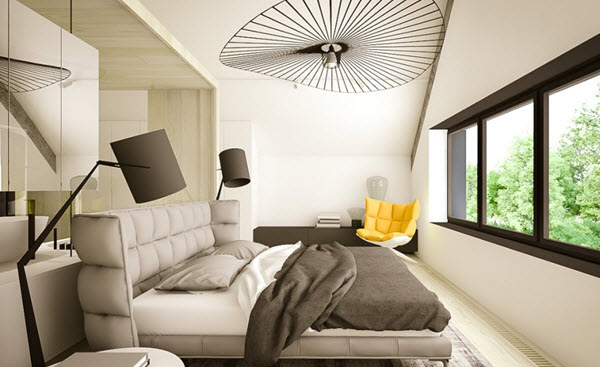 Style scandinave, idées de décoration intérieure de chambre à coucher