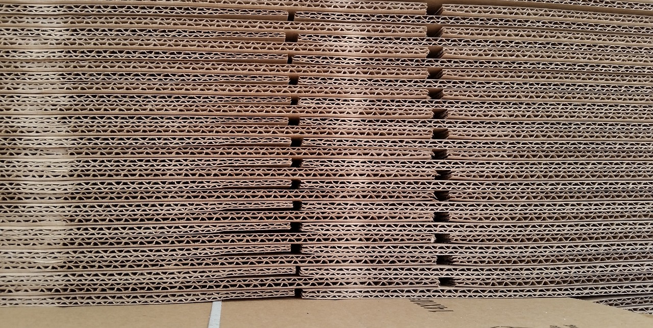 Unique and irreplaceable corrugated cardboard